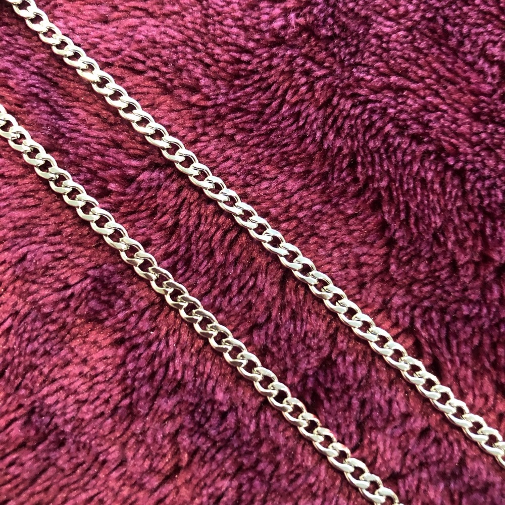 Stainless Steel Cuban chain Necklace 18”